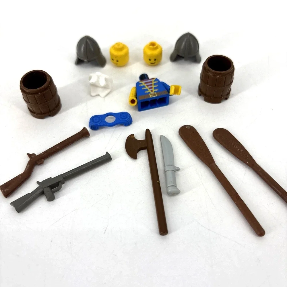 Vtg Lego PIRATES Knights Parts Pieces Fodder Eldorado Fortress‎ Admiral Etc
